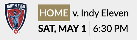 LFC - May 1 Indy Eleven