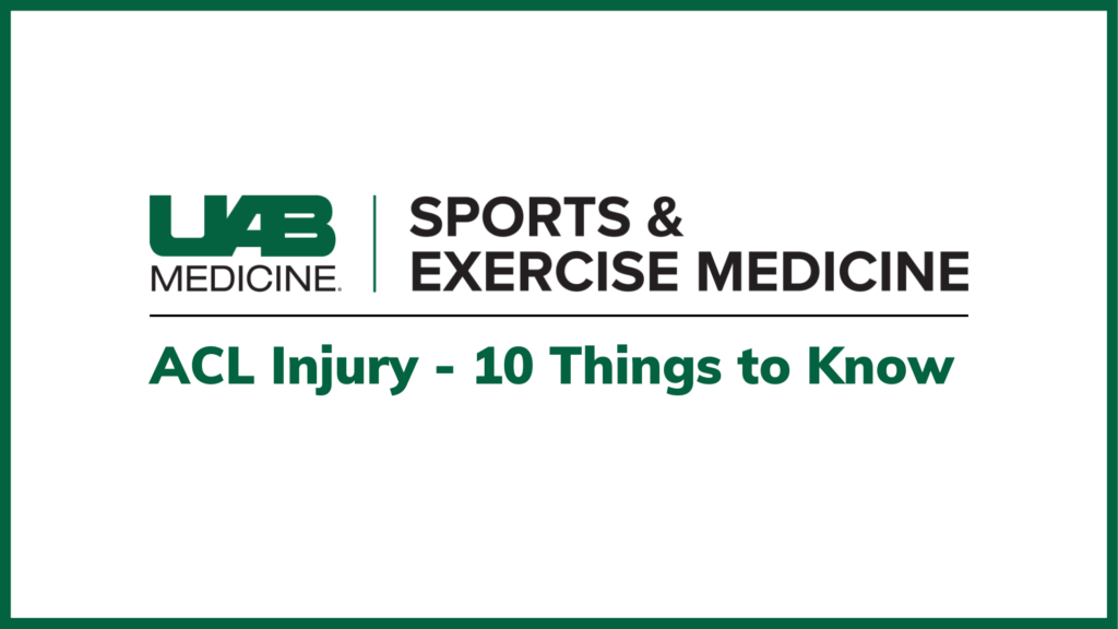 UAB-Wellness-ACL-Injury-10-Things-to-Know